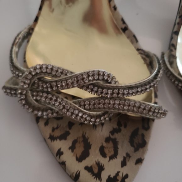 🌟Doll House Slip On Rhinestone Heels 🌟 - Picture 3 of 10